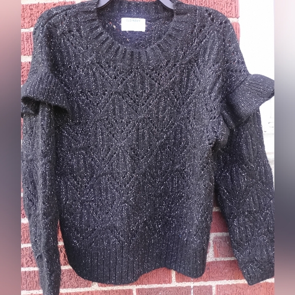Old Navy Women's Crochet Knit Sweater - Picture 1 of 11